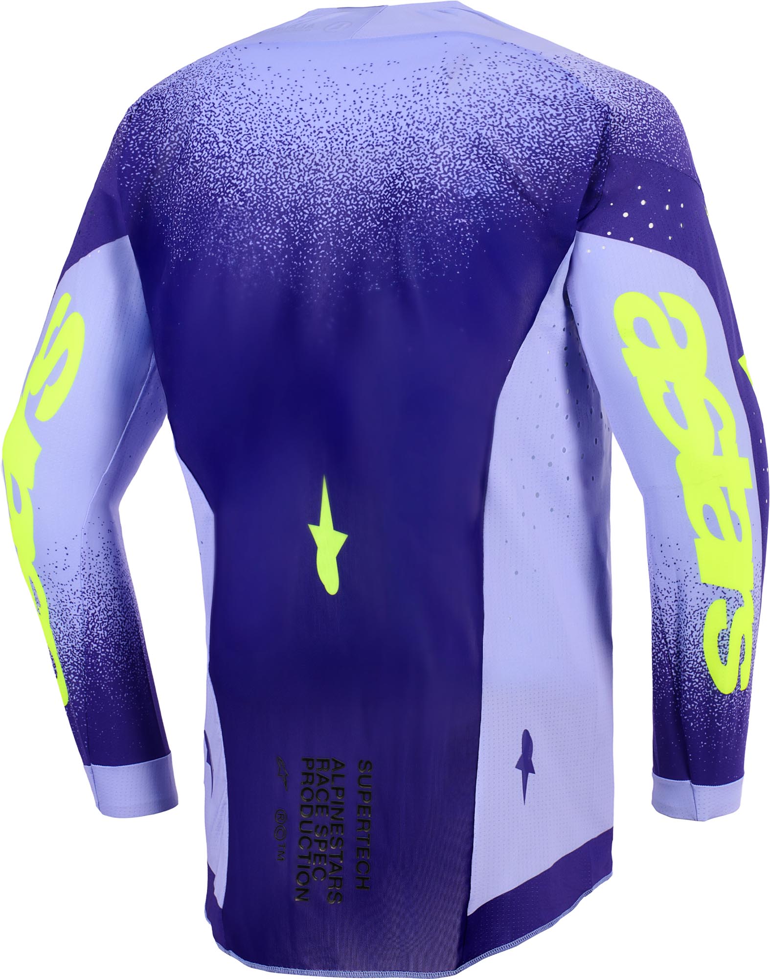 Alpinestars Supertech Scenz Motocross trøje lilla/gul M Figur 2