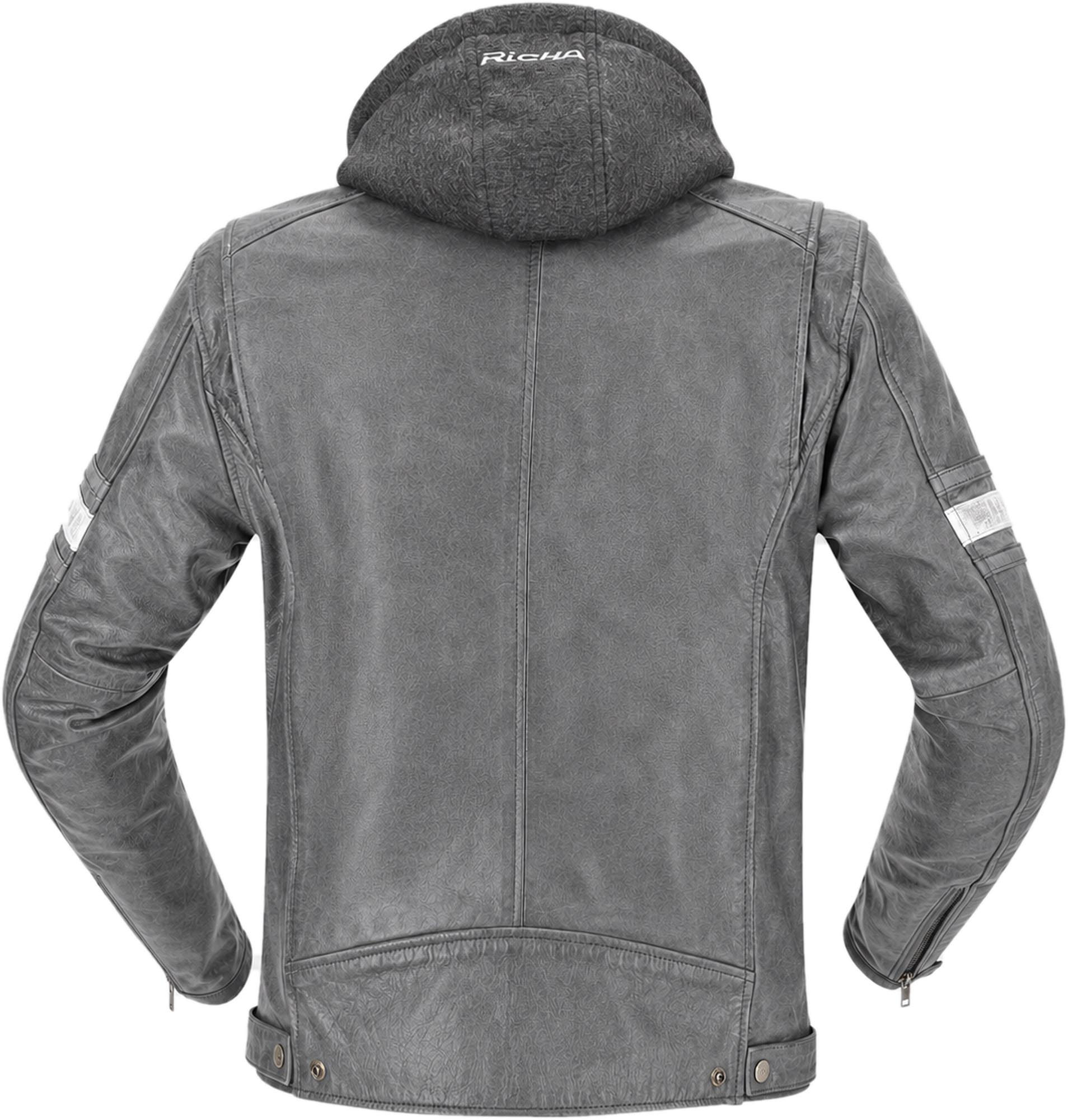 Richa Toulon 2 Motorcycle Leather Jacket black/grey 54 Figure 2