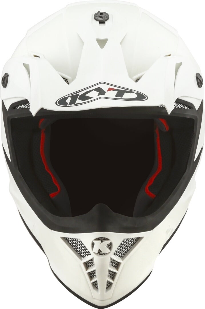 KYT Skyhawk Plain Motorcross Helm Wit XL (61/62) Figuur 5