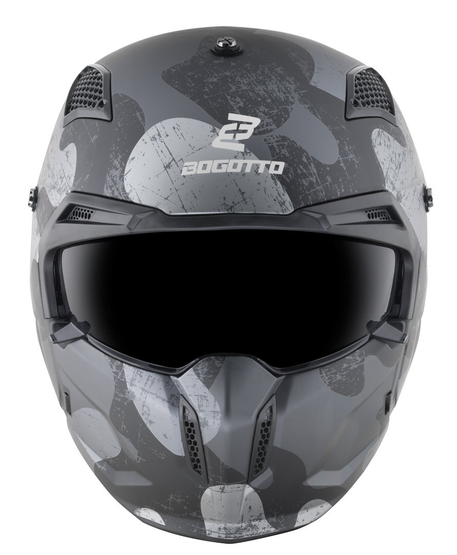 Bogotto Radic Camo 22.06 Casco nero opaco S Figura 23