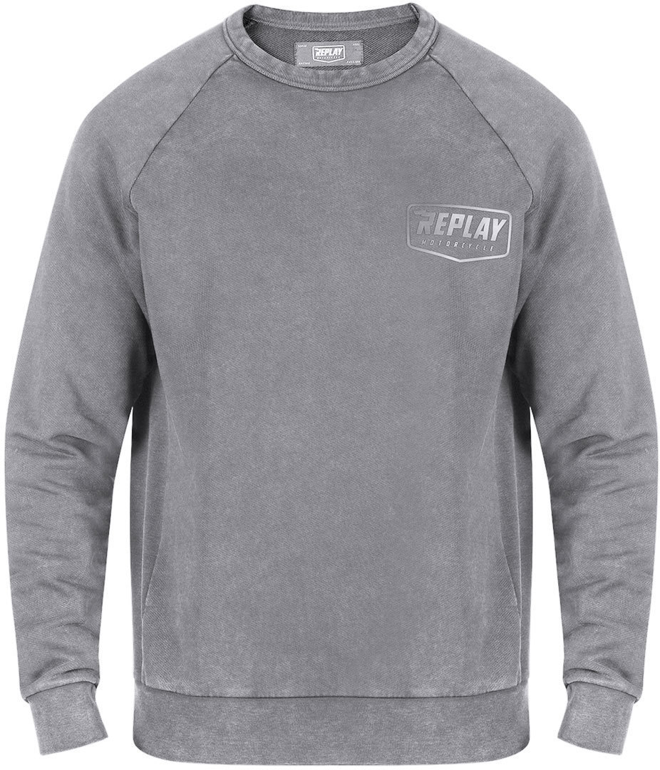 Replay Classic Sweater hellgrau L Abbildung 1