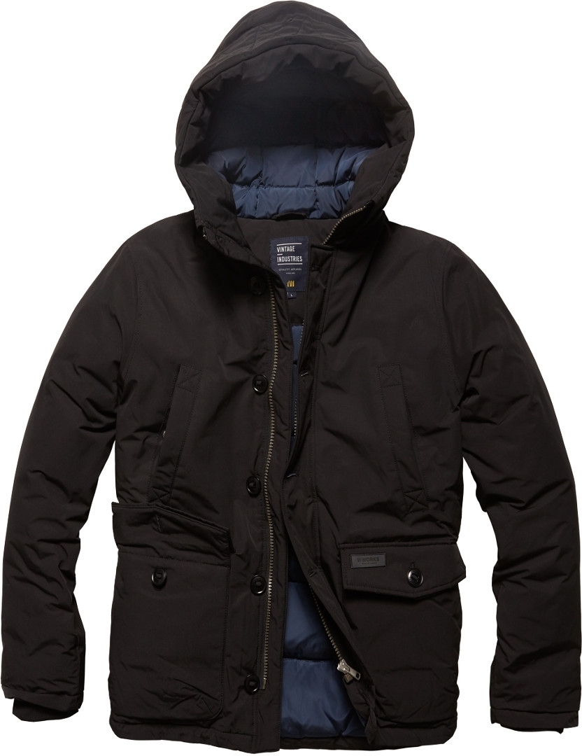 Vintage Industries Hawker Parka černá M Obrázek 1