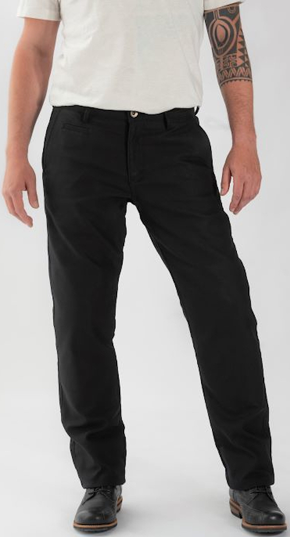 Rokker Chino Black Pantalon de moto 33 L32 Figure 1
