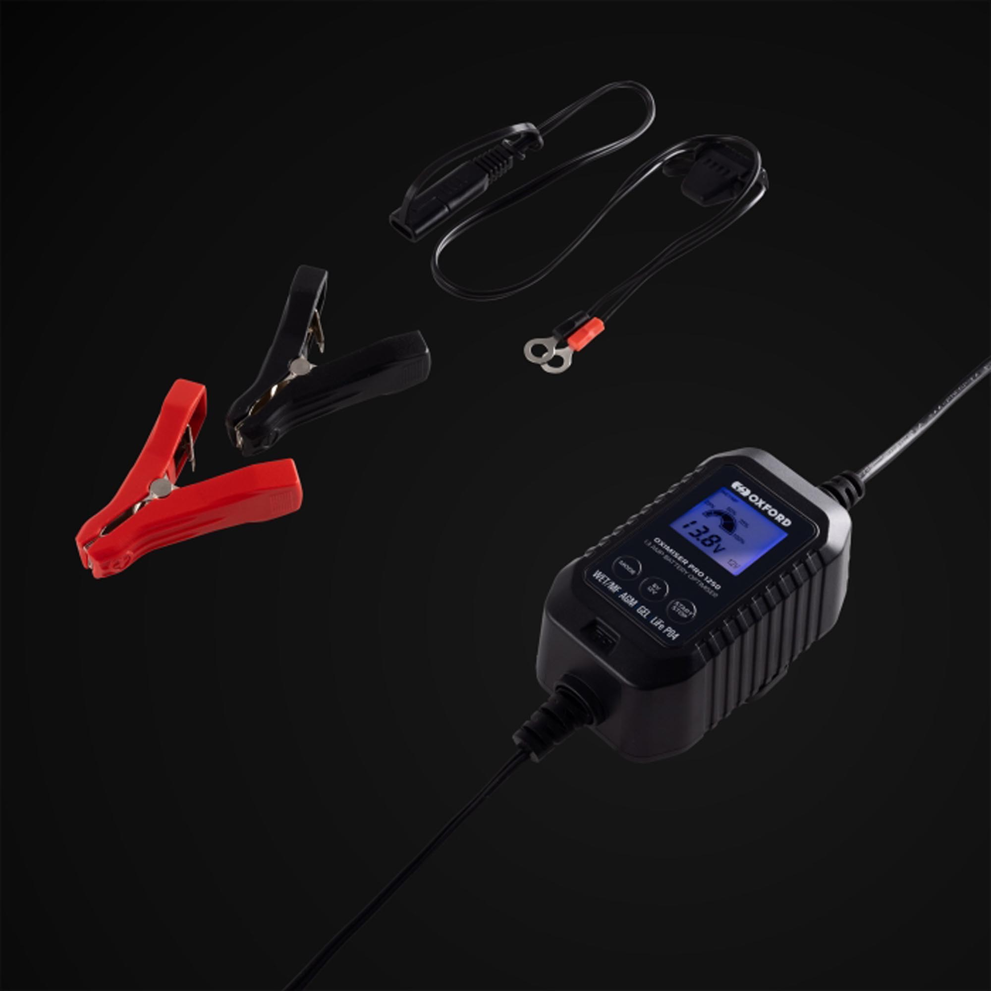 Oxford Oximiser Pro 1250 Batterilader EU-plugg Figur 6