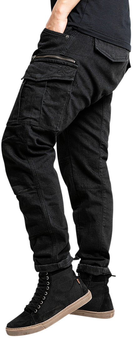 John Doe Defender Mono Damer Motorcykel Tekstil Bukser Sort 27 L30 Figur 20