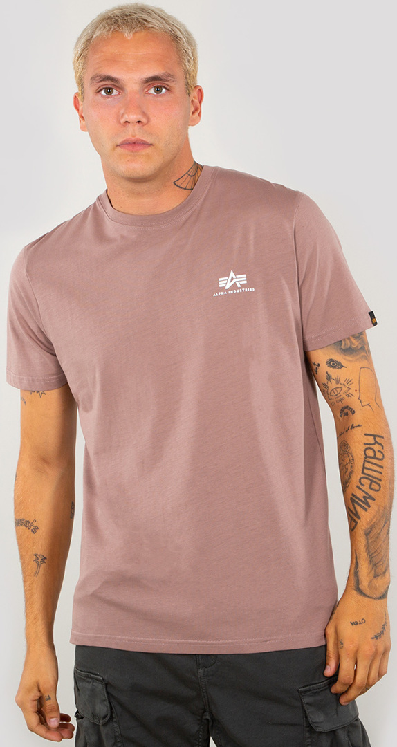 Alpha Industries Basic T Small Logo T-Shirt rose S Figure 1