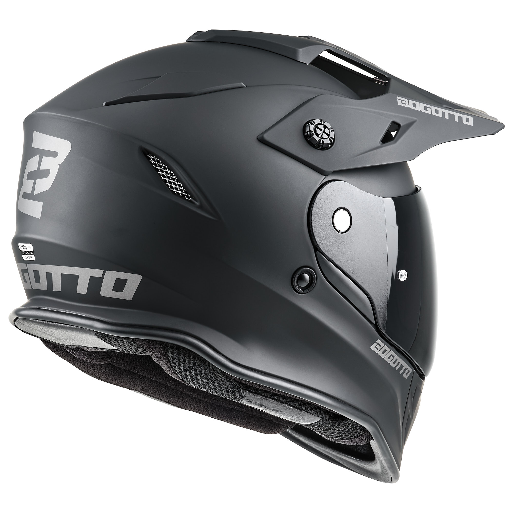 Bogotto H331 Enduro kaciga crni mat L (59/60) Slika 5