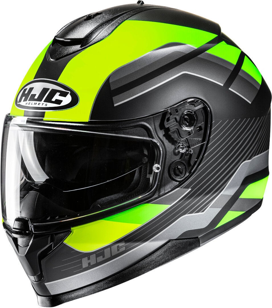 HJC C70N Belis Casco nero/giallo/verde S (55/56) Figura 1