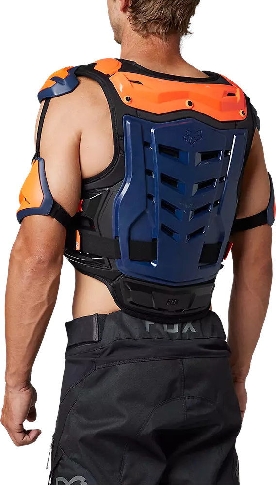 FOX Raptor Protector Vest blue/orange S/M Figure 2