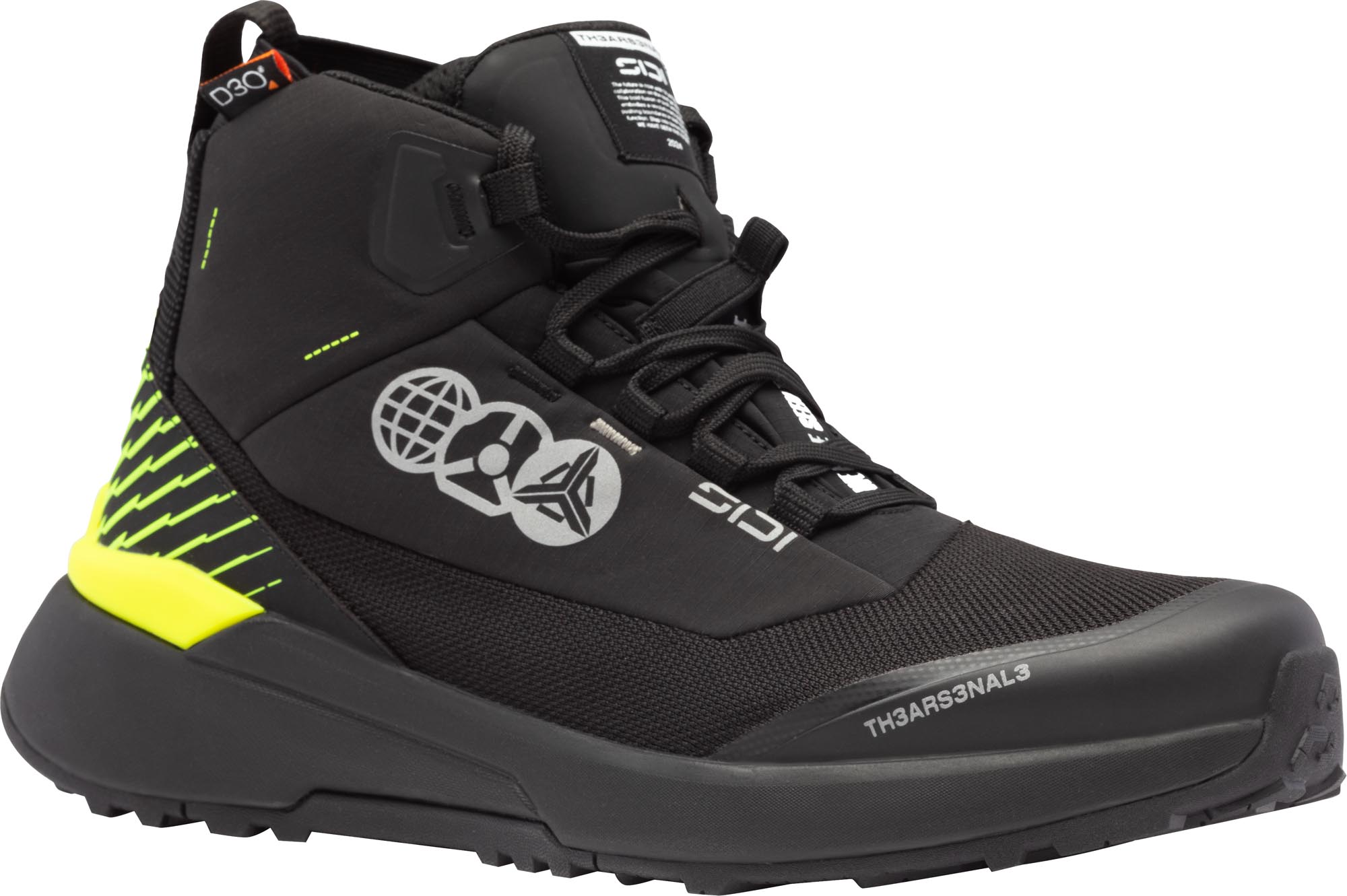 Sidi Nucleus The Arsenale vandtætte motorcykelsko sort/gul 40 Figur 1
