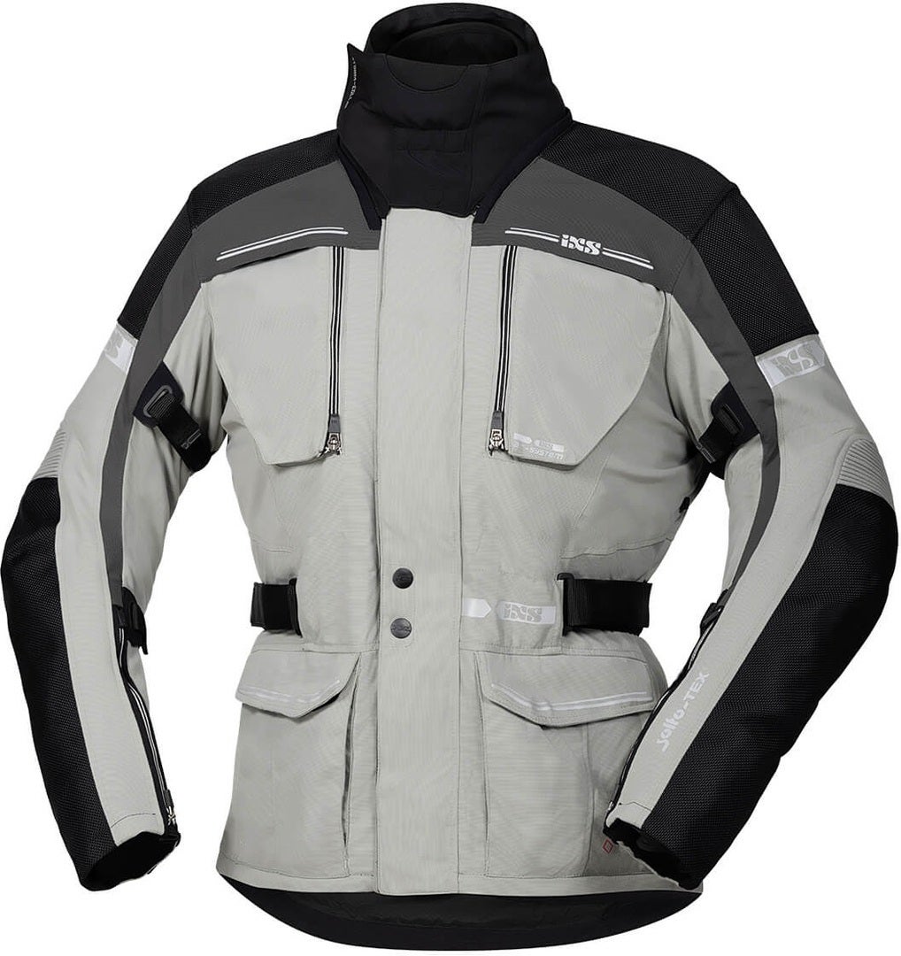 IXS Tour Traveller-ST Motorrad Textiljacke dunkelgrau/hellgrau 5XL Abbildung 1