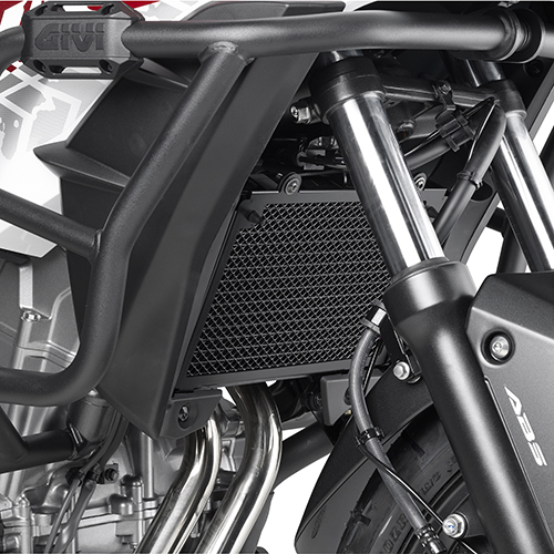 GIVI Schutz für Wasser- und Ölradiatoren aus Edelstahl, schwarz für Honda CB 500 X (16-21) Figur 1
