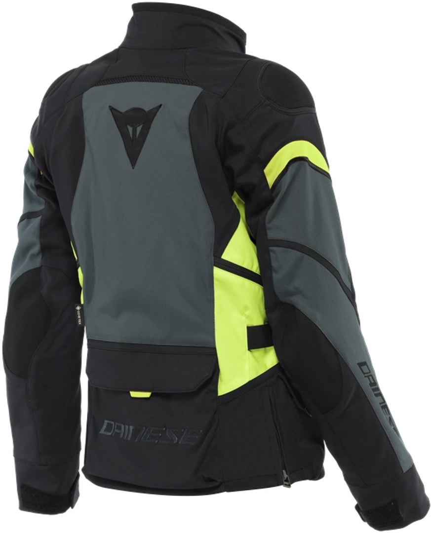 Dainese Carve Master 3 Gore-Tex Damer Motorcykel Tekstil Jakke sort/grå/gul 48 Figur 2