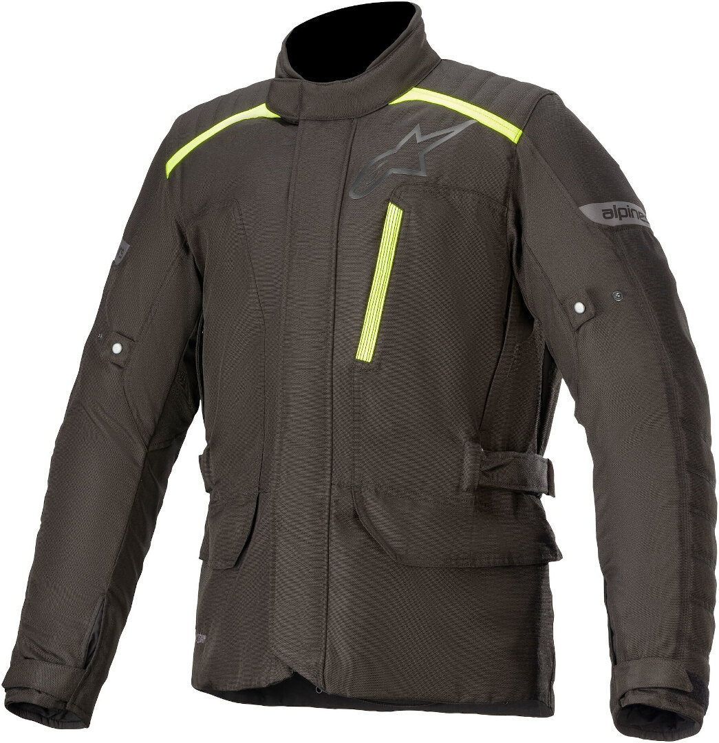 Alpinestars Gravity Drystar Motorcycle Textile Jacket black/neon L Figure 1