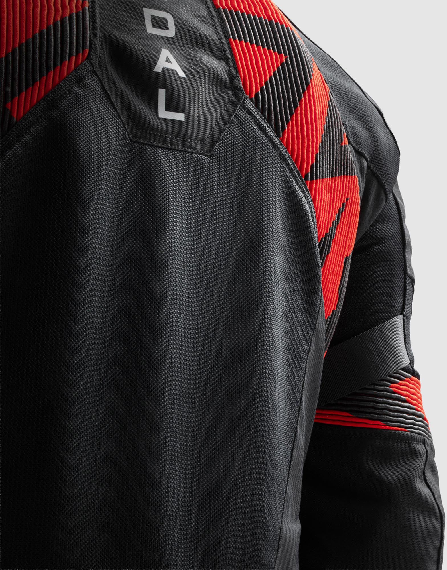Rebelhorn Vandal 2 Air Chaqueta Textil de Motocicleta Impermeable negro/rojo 8XL Figura 4