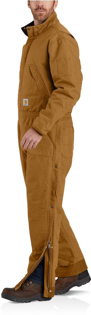 Carhartt Washed Duck Insulated Övergripande brun 4XL Figur 4