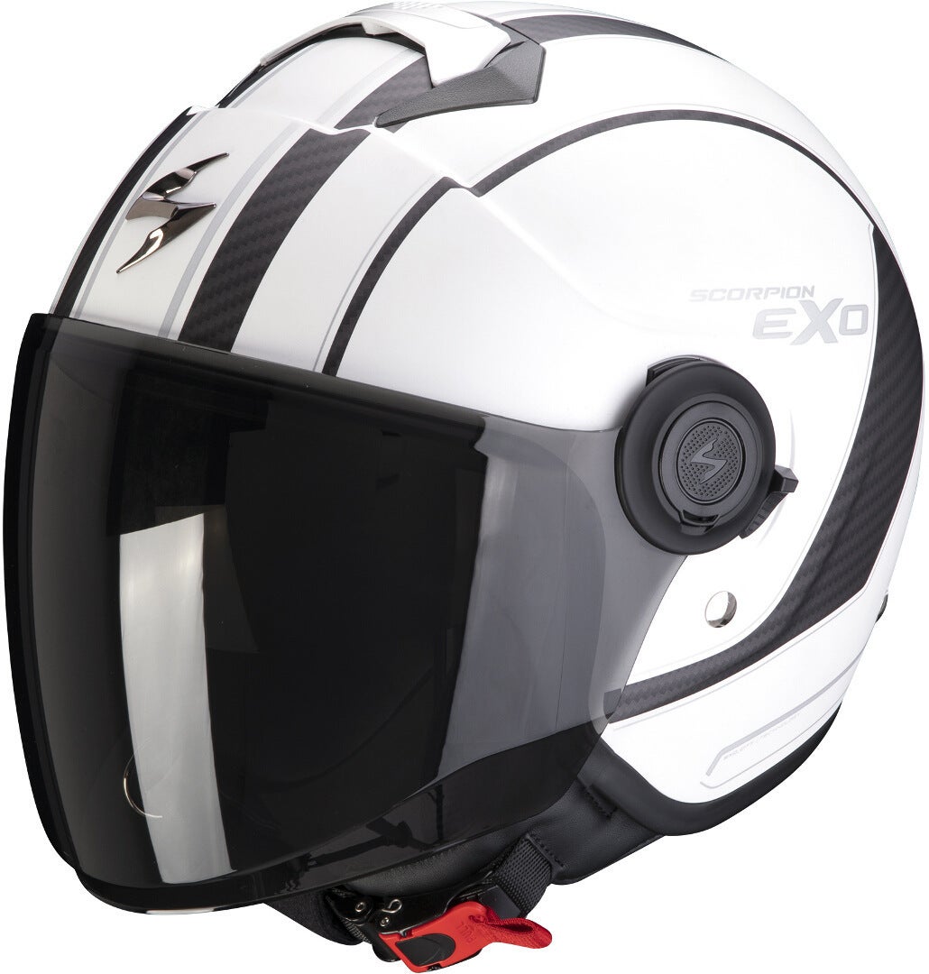 Scorpion EXO-City Scoot Cască cu reacție Alb mat/negru L (58/59) Figura 1
