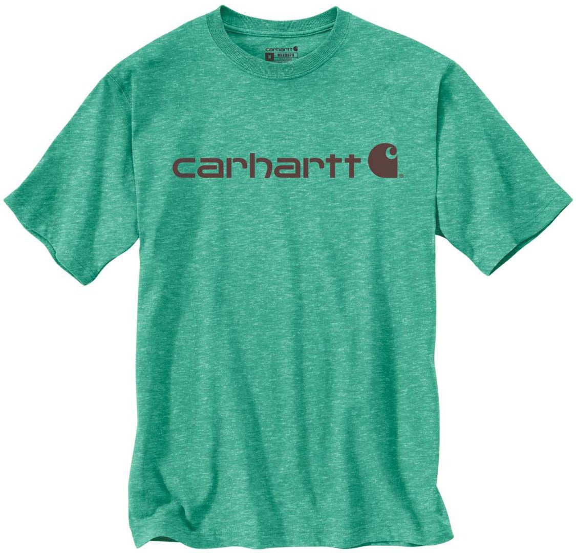 Carhartt EMEA Core Logo Workwear Short Sleeve Triko Tyrkysová M Obrázek 1