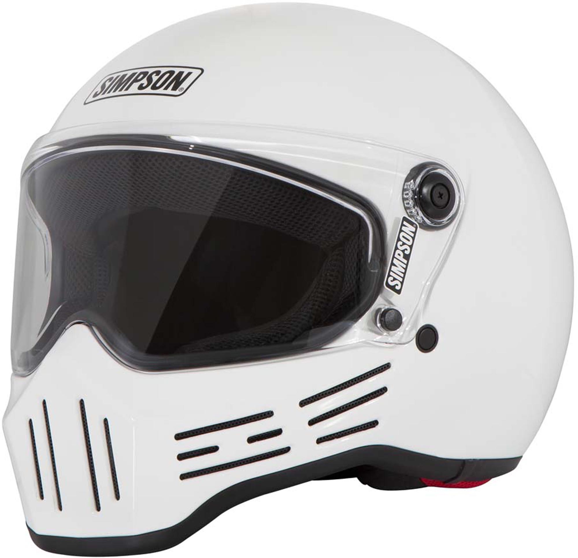 Simpson M30 Motorcycle Helmet white 2XL Figure 1