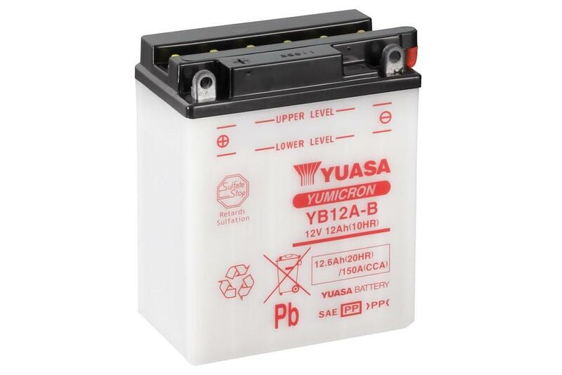 YUASA YB12A-B Baterie fără pachet acid Figura 1