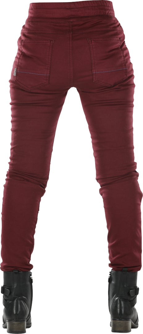 Overlap Jane Dames motorfiets legging Bordeauxrood 36 Figuur 3