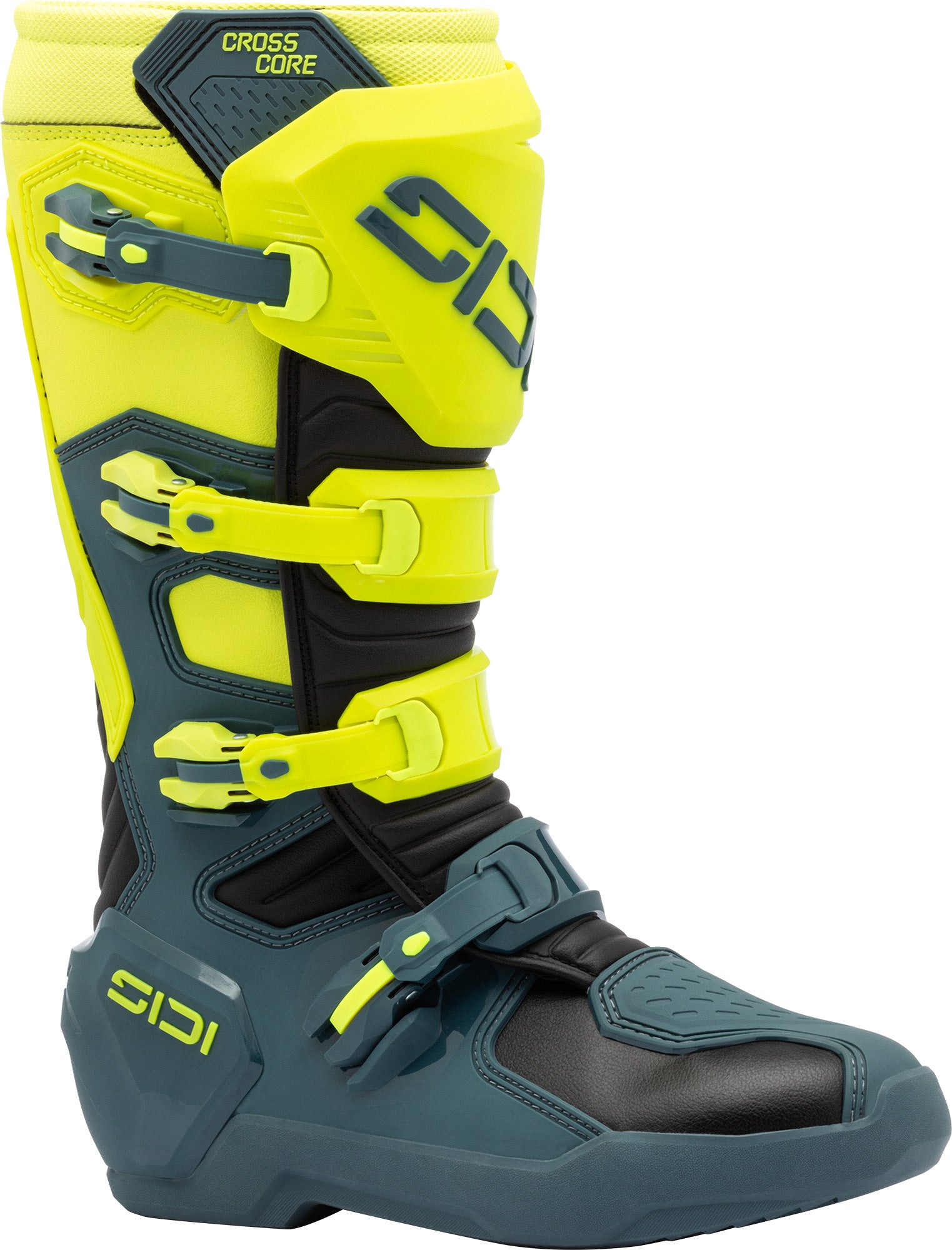 Sidi Crosscore Motocross Boots neon yellow/blue 41 Figure 1