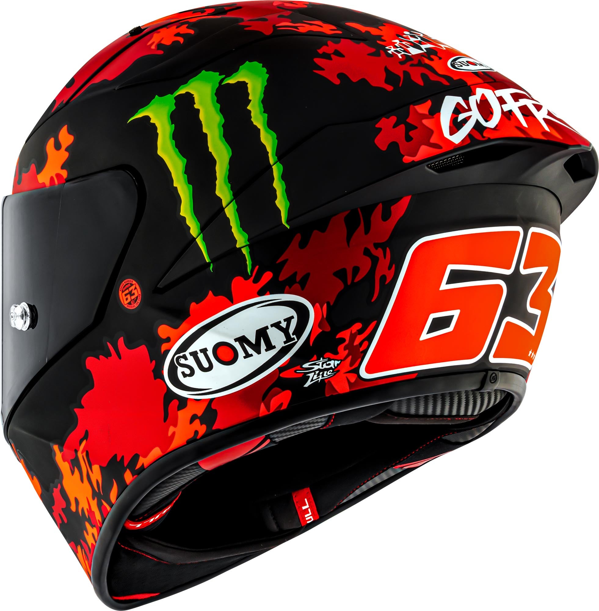 Suomy S1-XR GP Bagnaia Monster Replica 2025 Helm XL (61/62) Abbildung 3