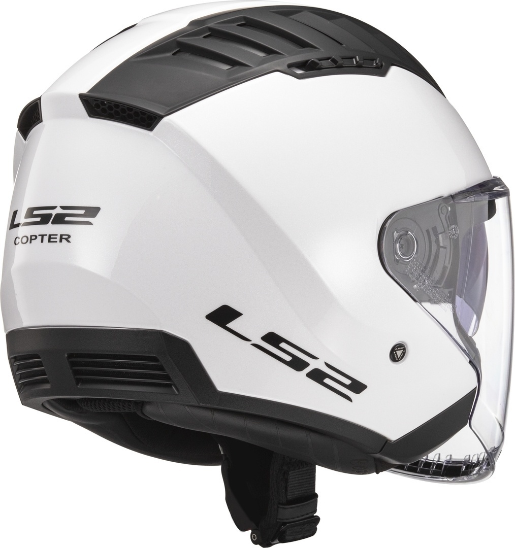 LS2 OF600 Copter Casco Jet Bianco M (57/58) Figura 10