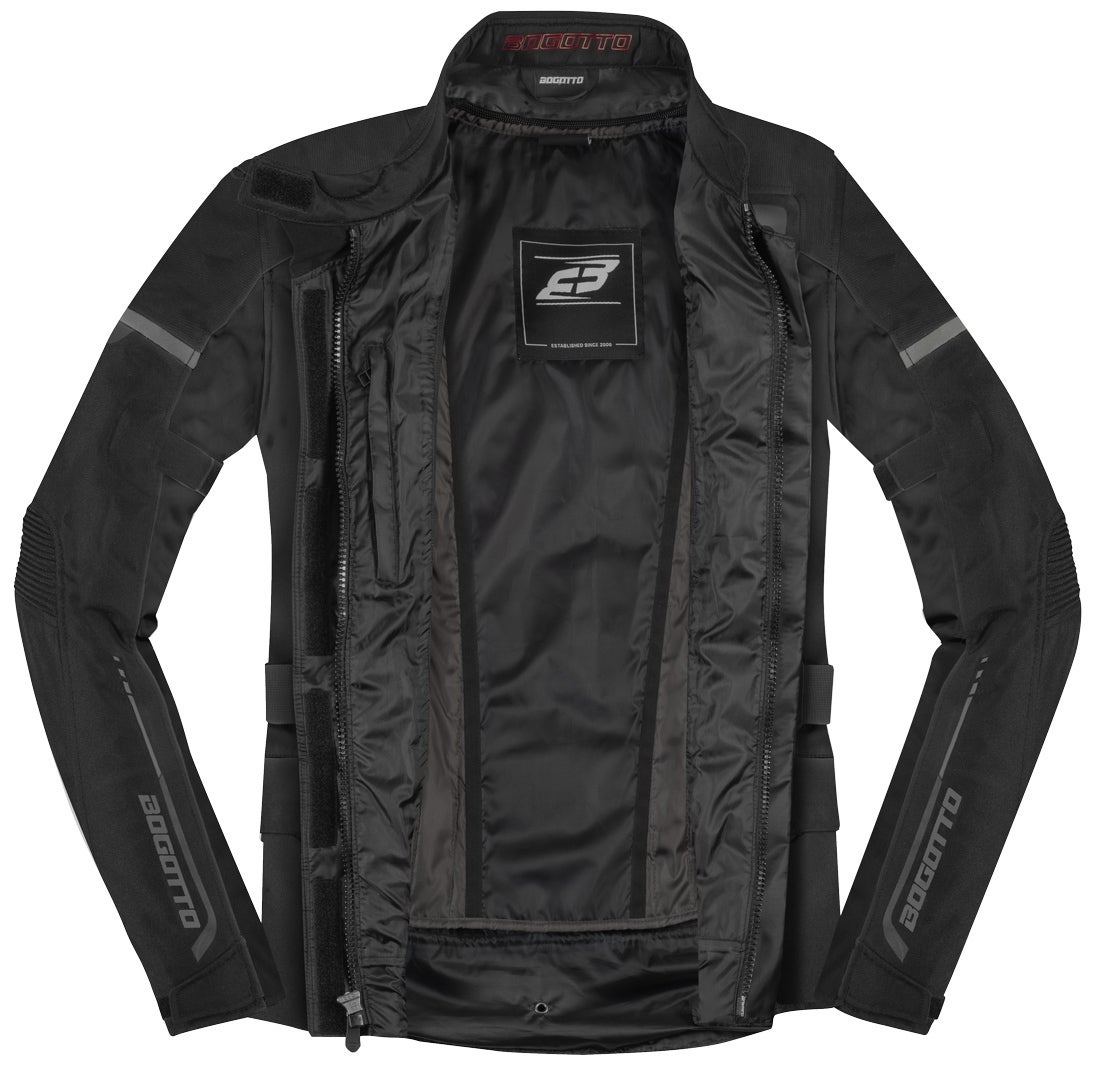 Bogotto Azury 2in1 waterproof Ladies Motorcycle Textile Jacket black S Figure 4