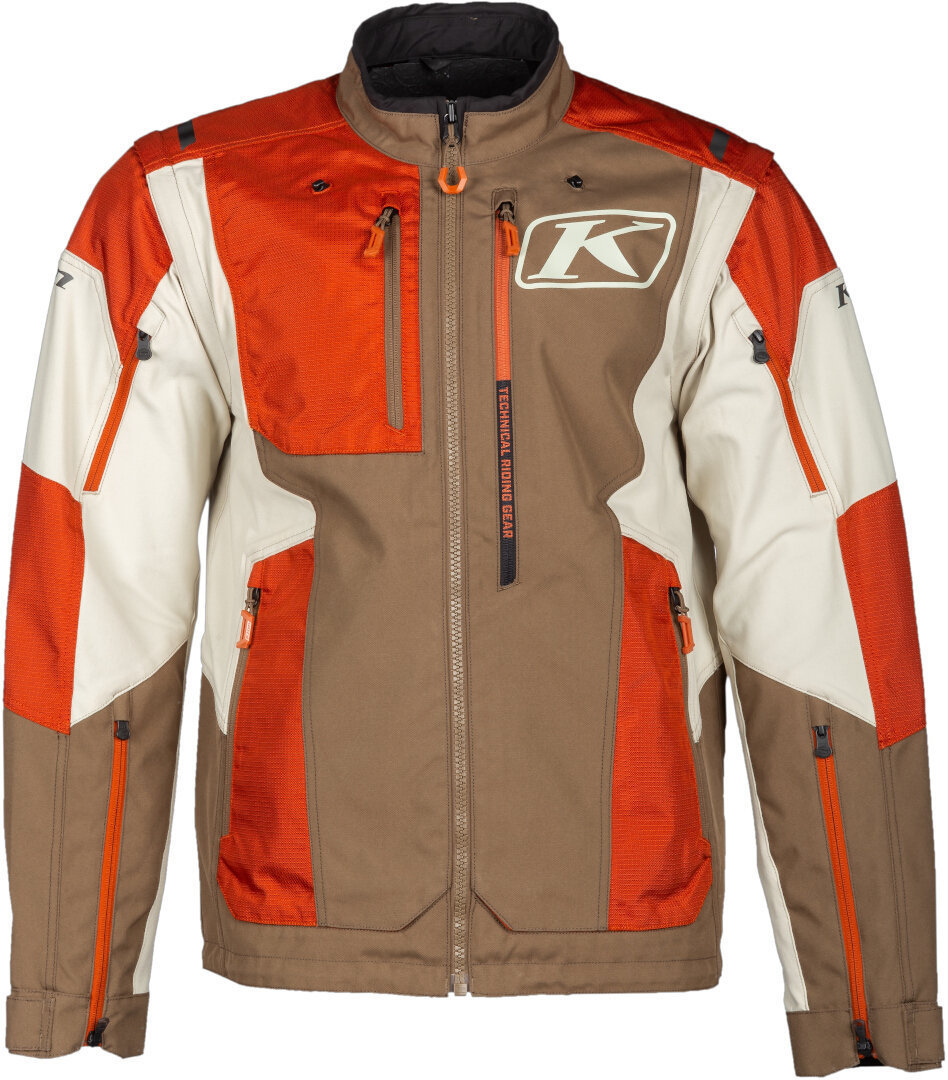 Klim Dakar Motorcycle Textile Jacket brown 3XL Figure 5