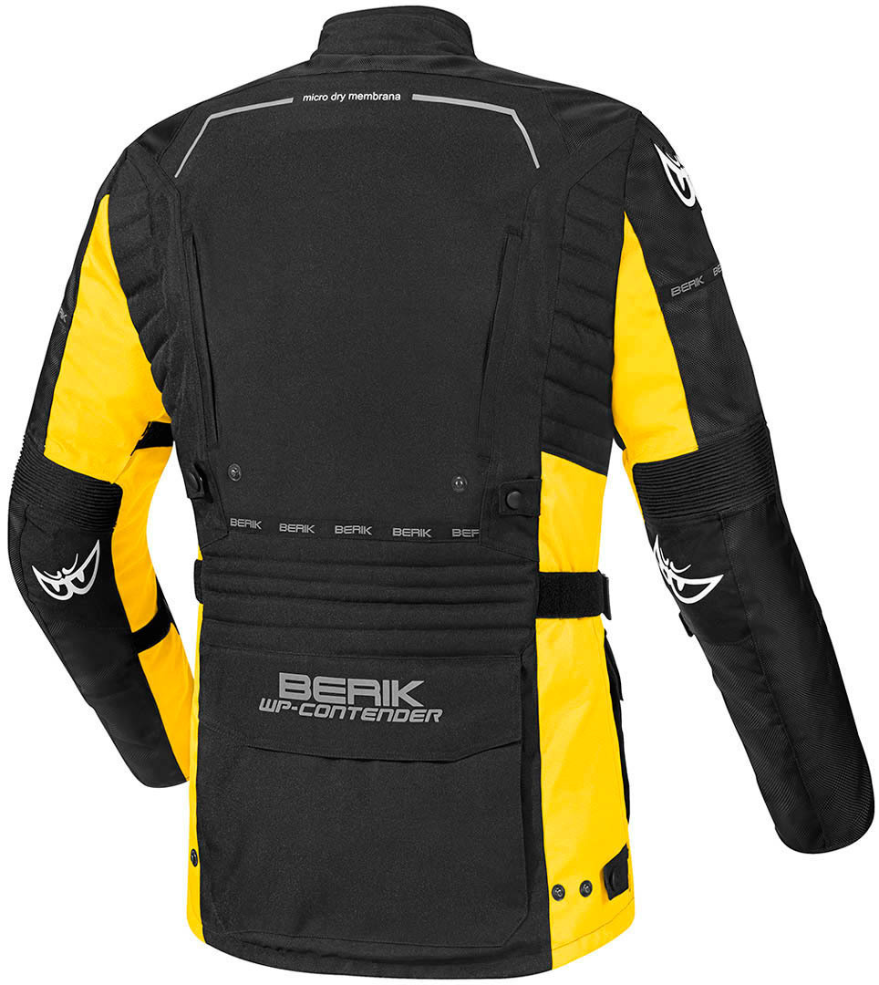 Berik Torino Waterproof Motorcycle Textile Jacket black/yellow 52 Figure 2