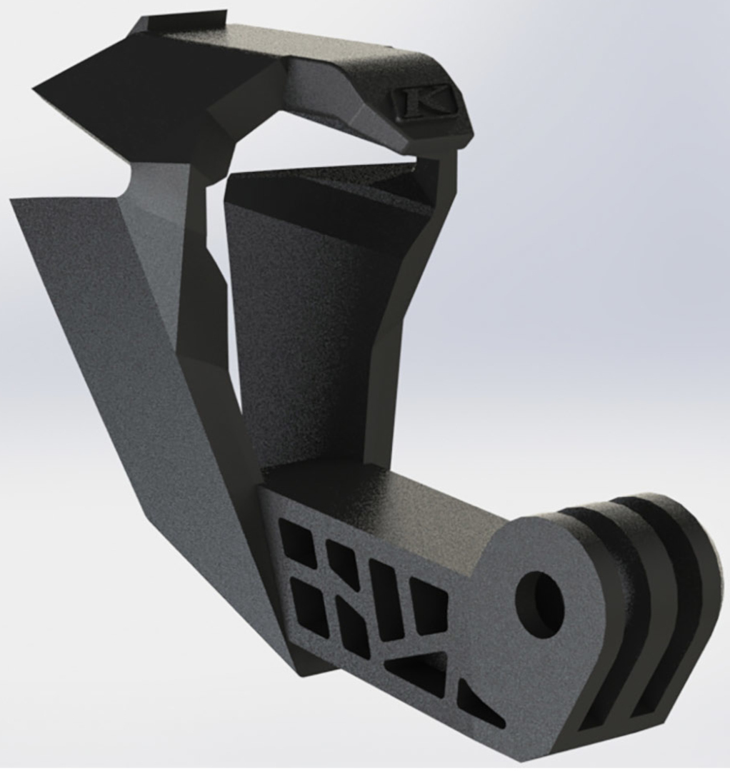 Klim F3 Chin Vent Cameramount Figuur 1