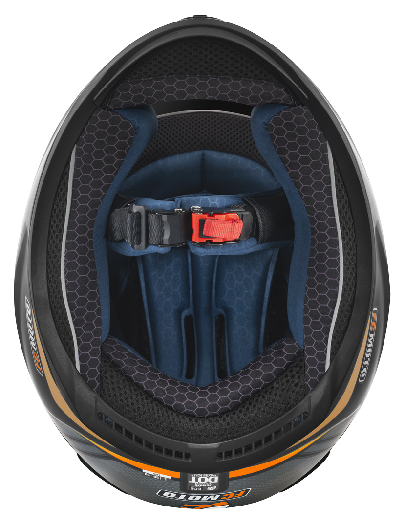 FC-Moto FF114B Zeron Cască Negru mat/portocaliu S Figura 7