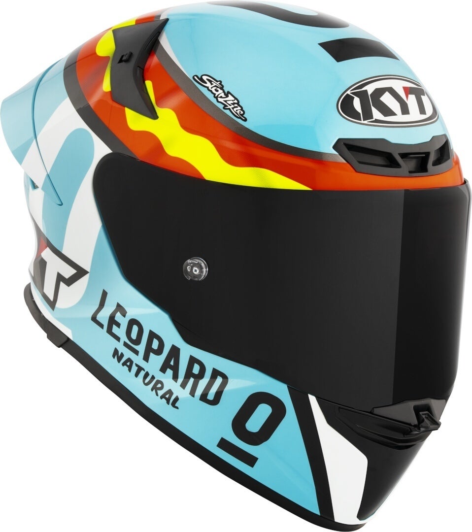 KYT TT-Revo Leopard Replica Helm rot/gelb S (55/56) Abbildung 7
