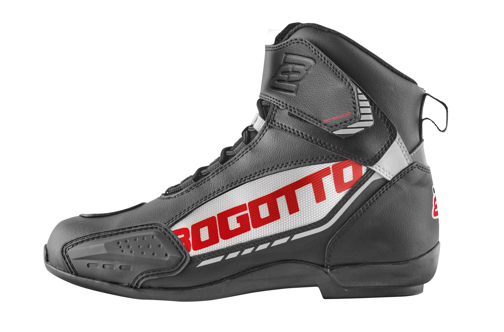 Bogotto GPX Motorcykel sko sort/hvid/rød 38 Figur 2