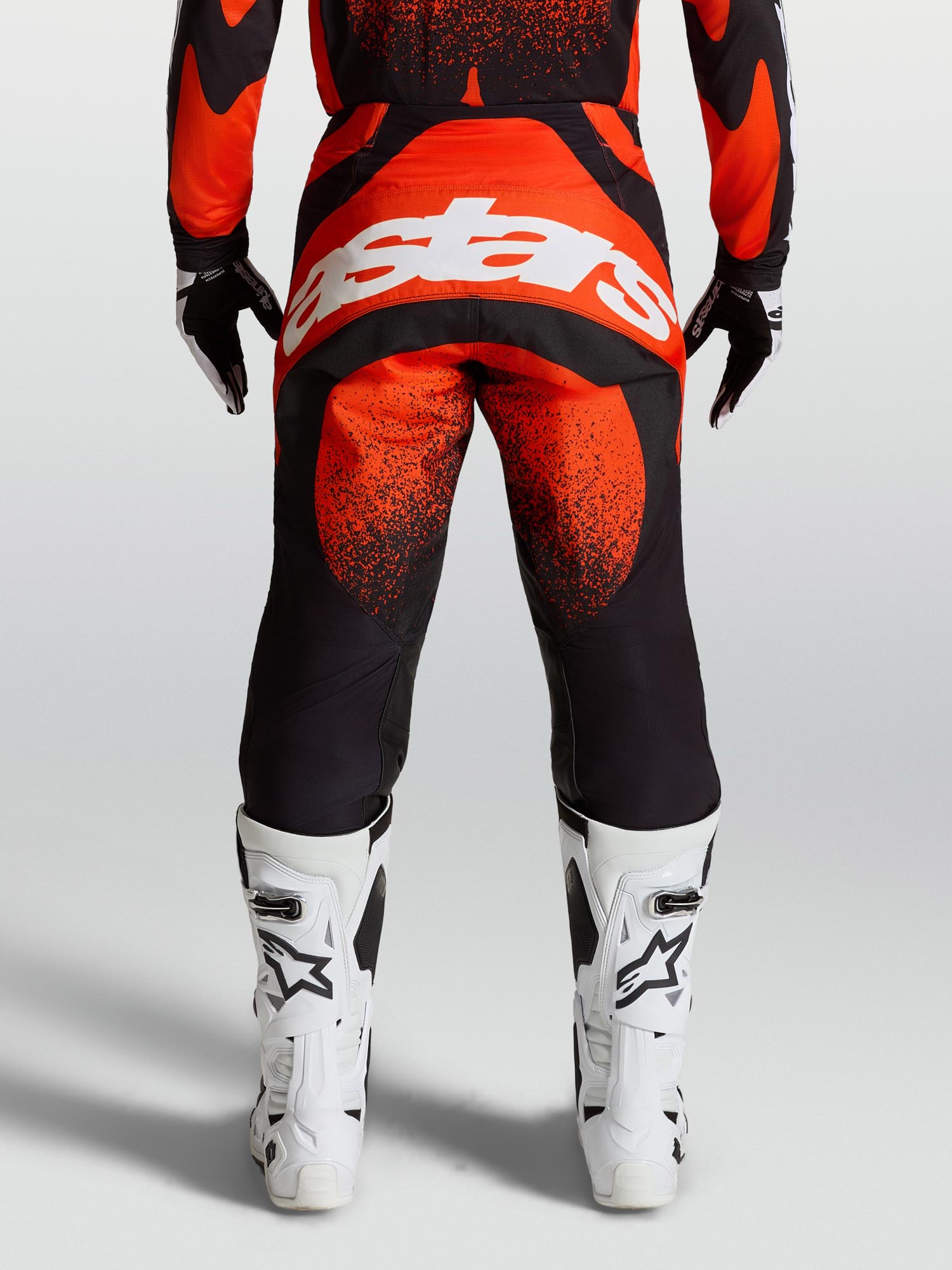 Alpinestars Techstar Swan モトクロスパンツ 赤/黒/白 40 図11