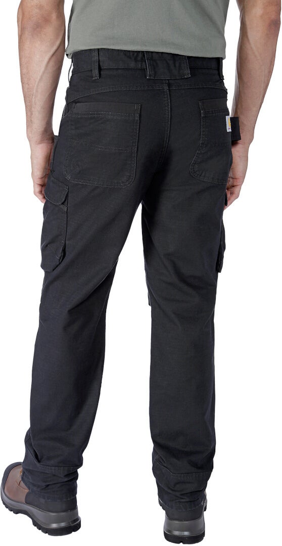 Carhartt Relaxed Fit Straight Steel Rugged Flex Ripstop Double-Front Cargo Bukser Sort 30/32 Figur 8