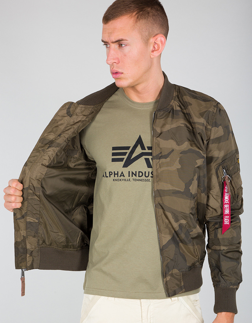 Alpha Industries MA-1 TT Veste Vert foncé/vert clair M Figure 2