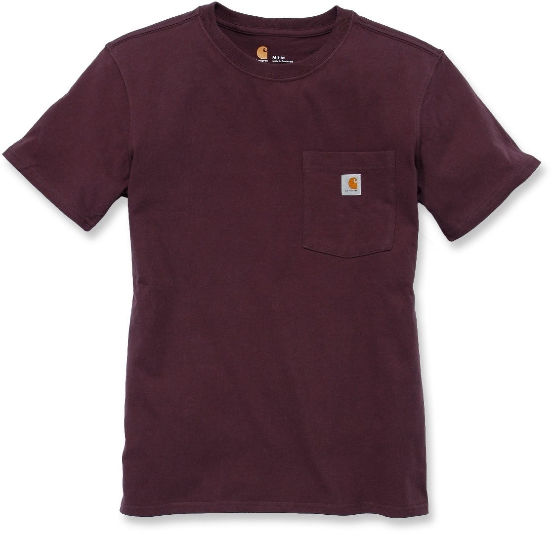 Carhartt Workwear Pocket Maglietta donna Rosso Borgogna S Figura 1