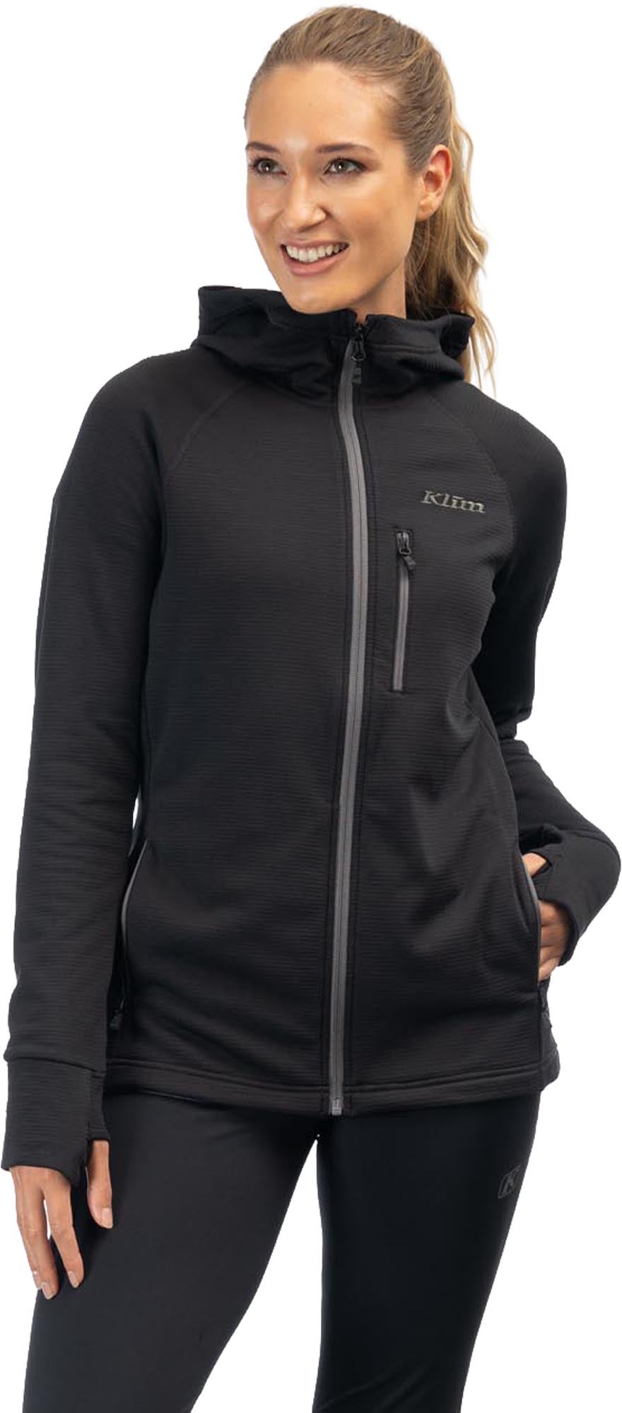 Klim Halo Moletom Feminino com Zíper preto M Figura 1