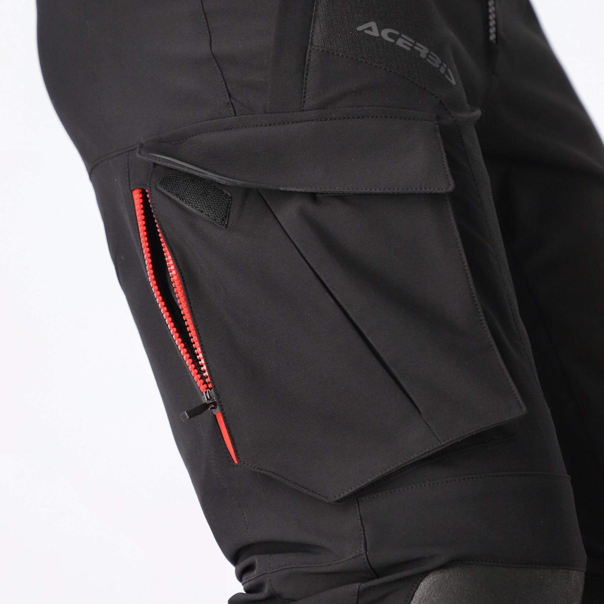 Acerbis Rally Pro Motorfiets Textiel Broek Zwart 36 Figuur 8