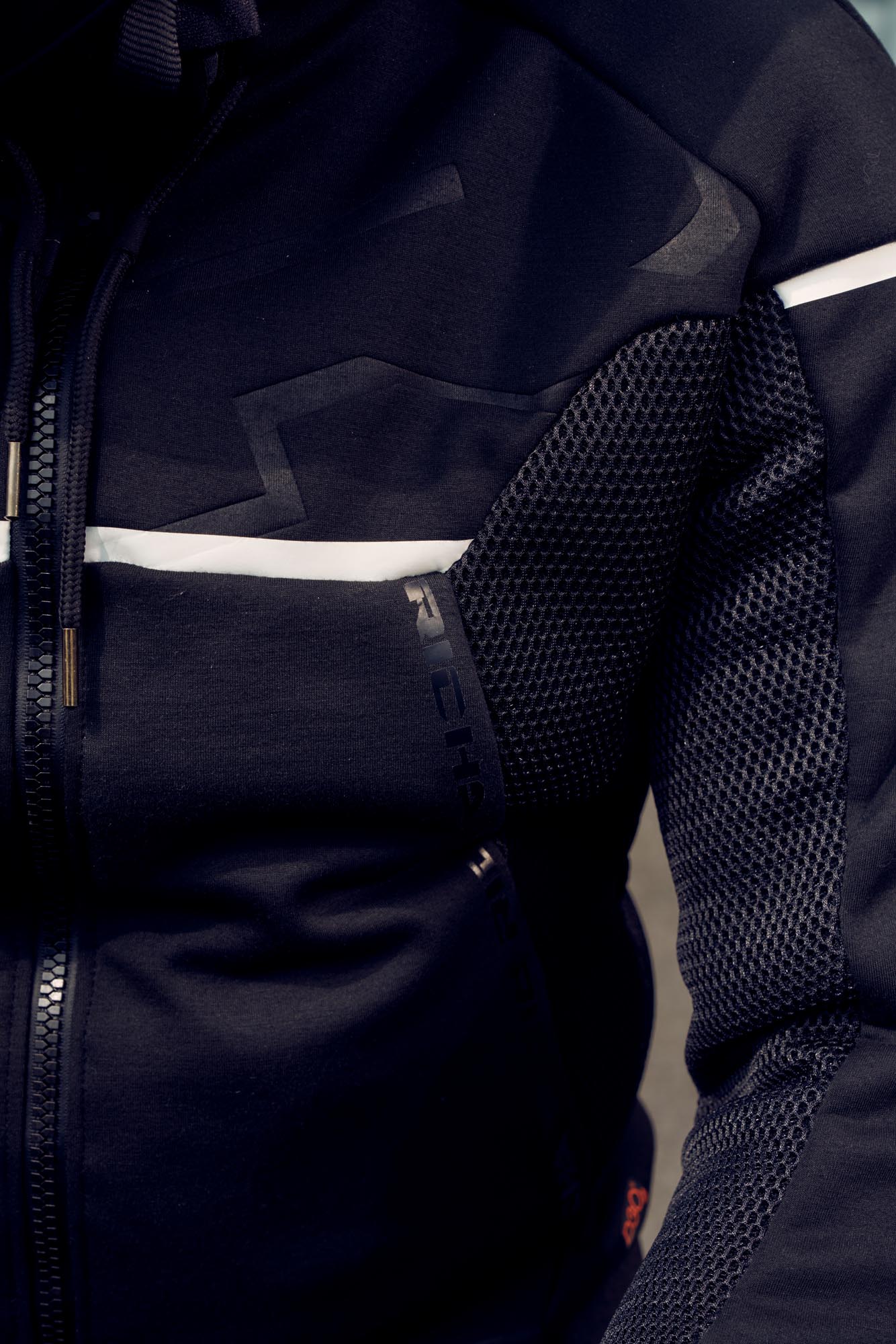 Richa Stradale Air Sweat à capuche moto gris 2XL Figure 5