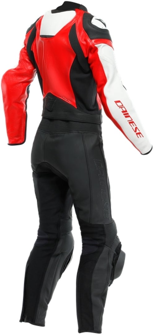 Dainese Mirage Two Piece Ladies Motorcycle Leather Suit black/red/white 54 Figure 2