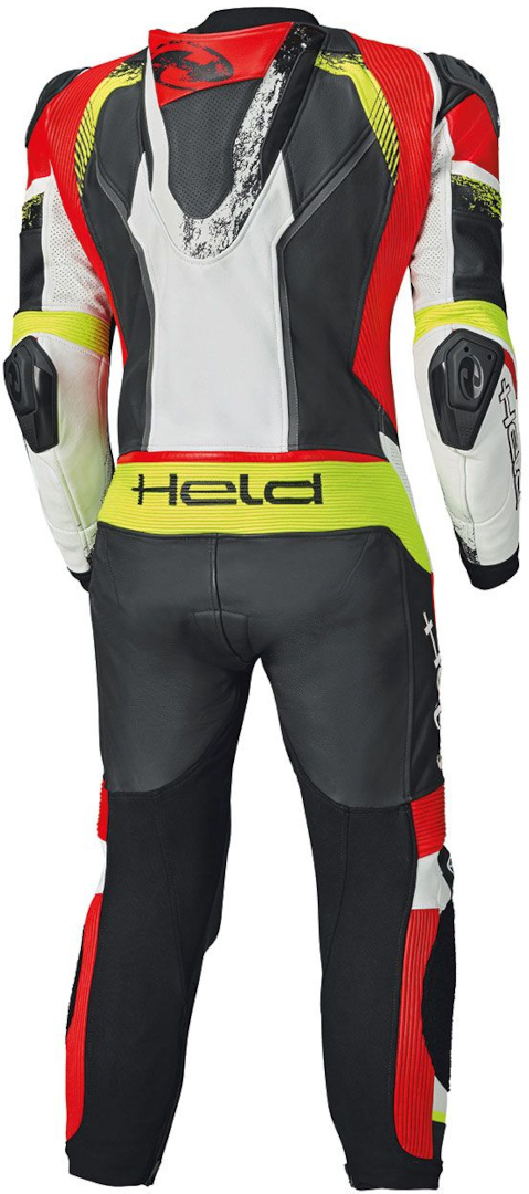 Held Brands Hatch Eendelig leren motorpak zwart/wit/rood/geel 27 Figuur 2