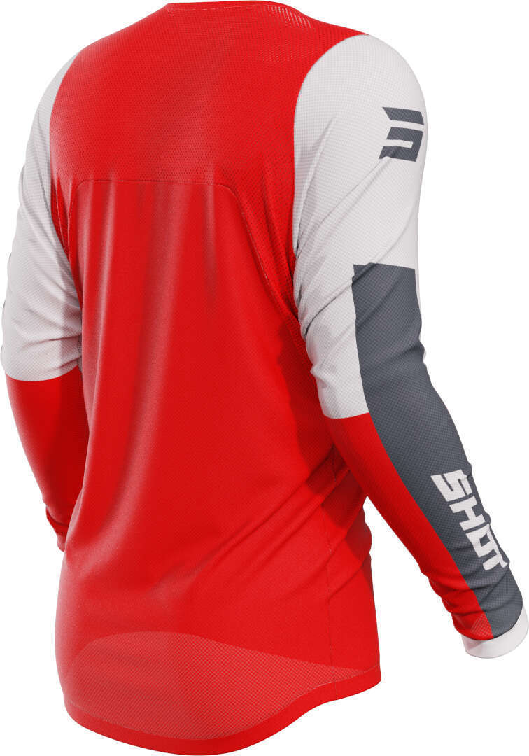 Shot Contact Iron Motorcross Jersey rood/wit M Figuur 2