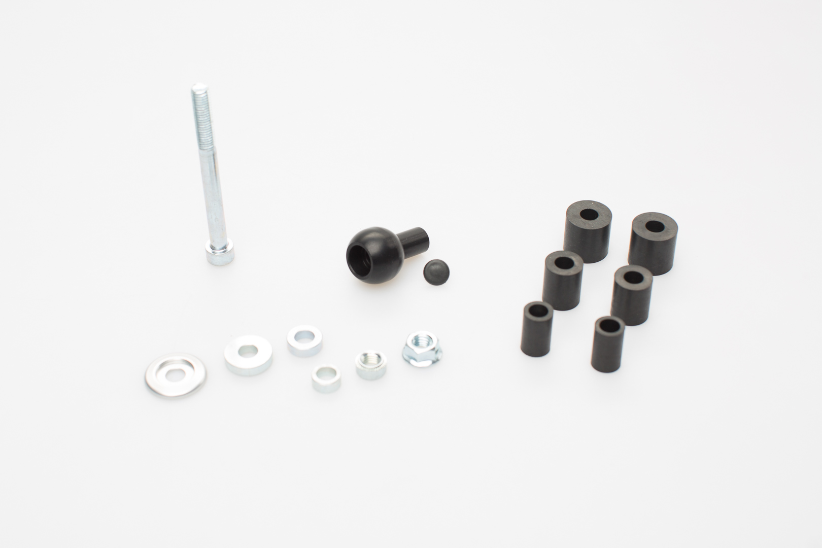 Clemă SW-Motech pentru tubul de direcție - Pentru Ø 12,5-25 mm. Inclusiv bila de 1". Figura 1