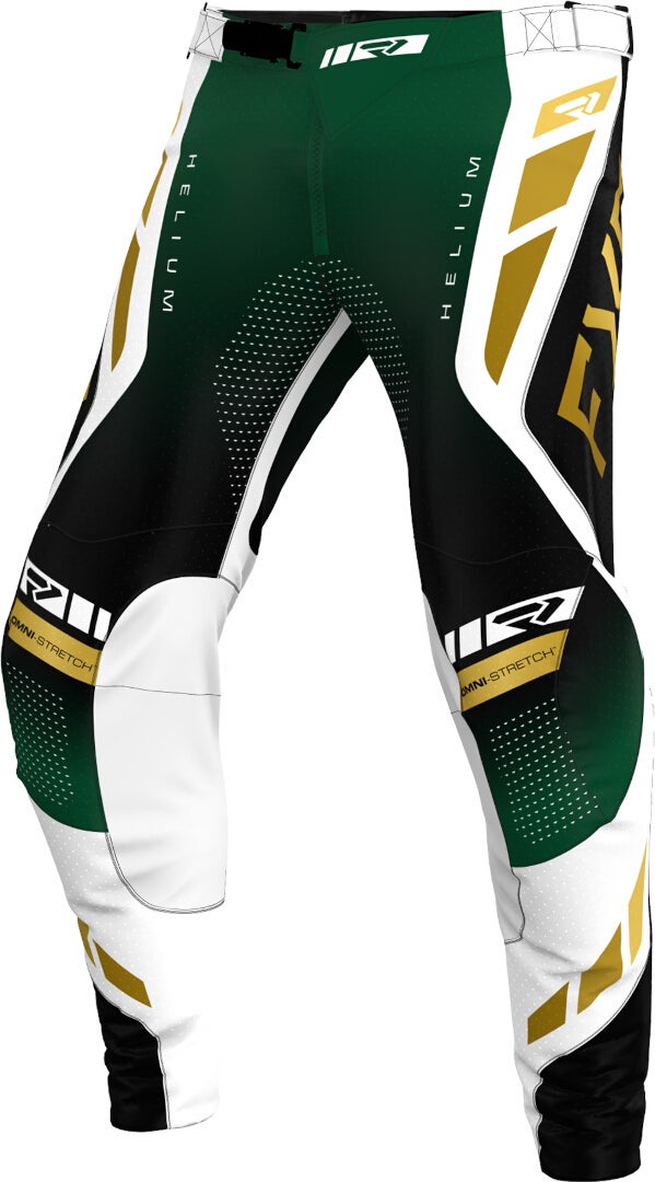 FXR Helium 2025 Pantalons de motocross Vert/Blanc 38 Figure 1
