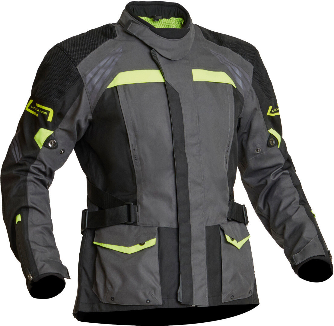 Lindstrands Transtrand waterproof Motorcycle Textile Jacket dark grey/black/yellow 62 Figure 1