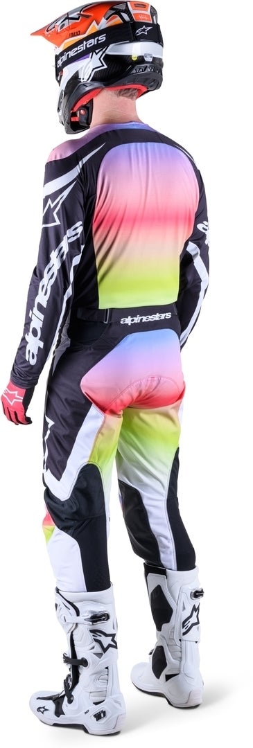 Alpinestars Racer Semi Motocross Jersey black/red/yellow M Figure 4