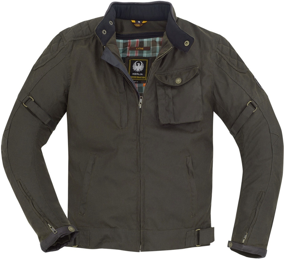 Merlin Lythe Motorrad Wachsjacke braun L Abbildung 3